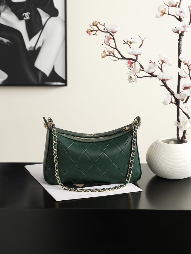 CHANEL Hobo Bag AS6640 green CHANEL Hobo Bag AS6640 green