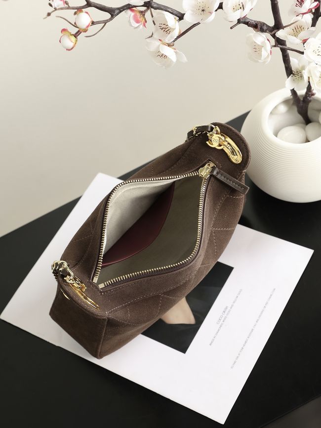 CHANEL Hobo Bag Suede AS6640 dark brown CHANEL Hobo Bag Suede AS6640 dark brown