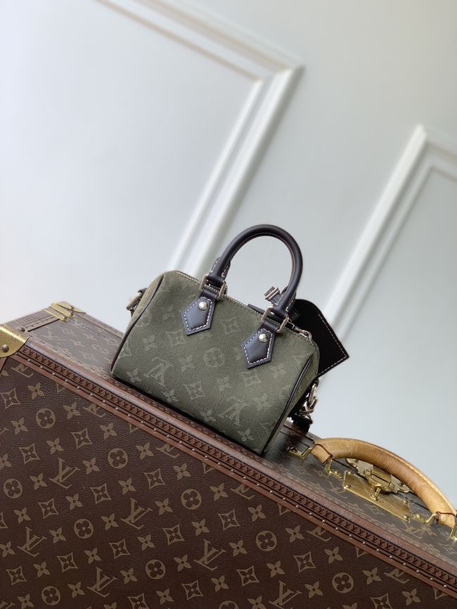Louis Vuitton Speedy 18 Bandouliere M2A609 Khaki Green Louis Vuitton Speedy 18 Bandouliere M2A609 Khaki Green