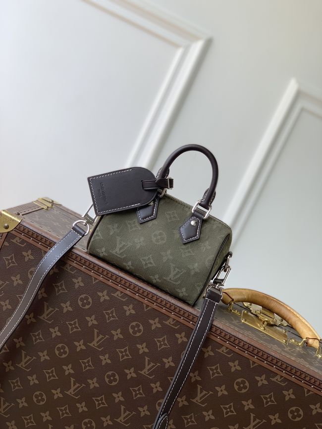 Louis Vuitton Speedy 18 Bandouliere M2A609 Khaki Green Louis Vuitton Speedy 18 Bandouliere M2A609 Khaki Green