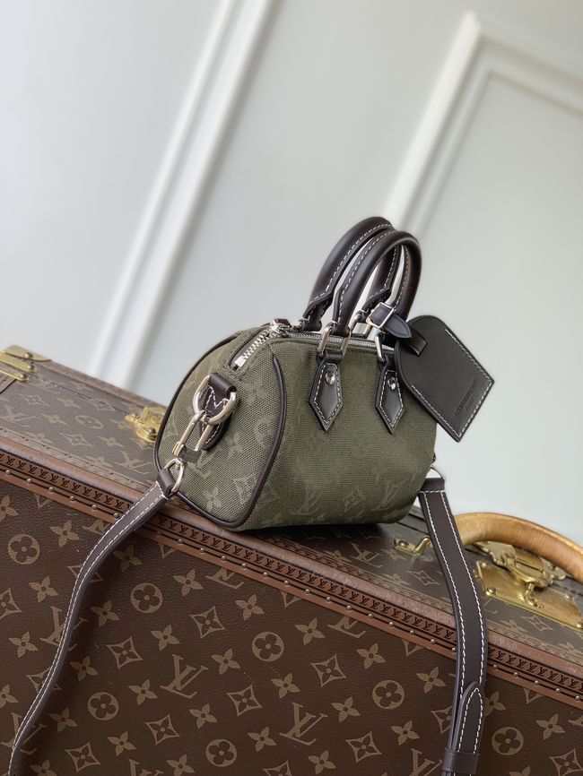 Louis Vuitton Speedy 18 Bandouliere M2A609 Khaki Green Louis Vuitton Speedy 18 Bandouliere M2A609 Khaki Green