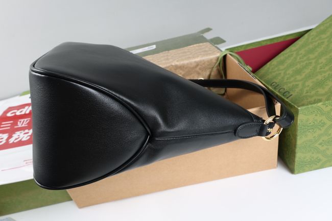 Gucci Starlet large shoulder bag soft leather A00CI2 black