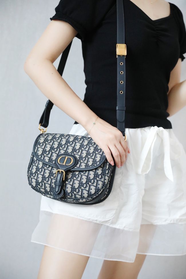 MEDIUM DIOR BOBBY BAG Warm Taupe Box Embroidery M2170 dark blue MEDIUM DIOR BOBBY BAG Warm Taupe Box Embroidery M2170 dark blue