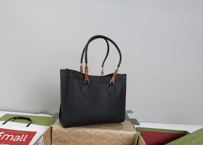 Gucci Bamboo Tote medium bag A005YB black Gucci Bamboo Tote medium bag A005YB black