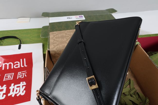 Gucci Horsebit Duomo medium top handle bag A006N6 black