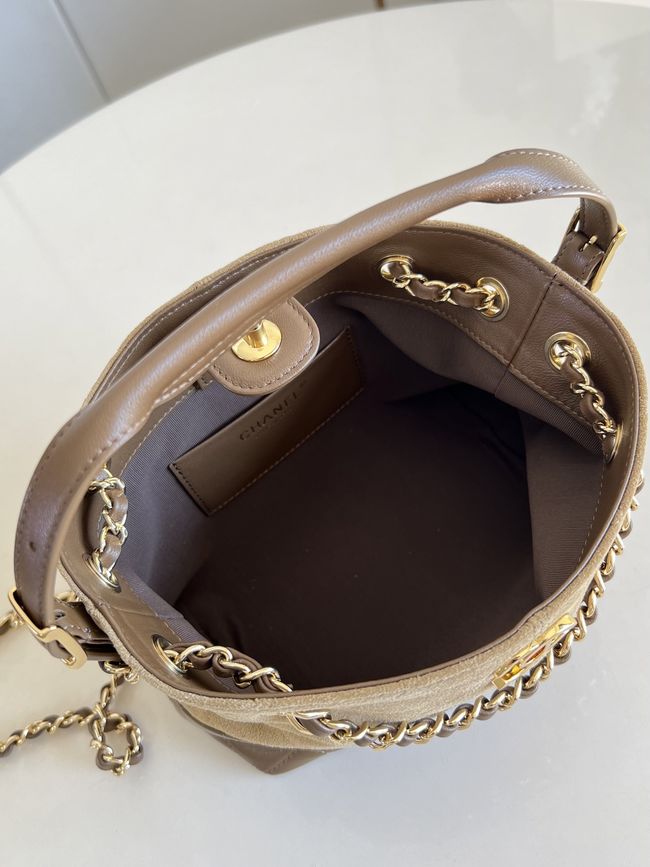Chanel Mini Shopping Bag AS5633 Light Brown