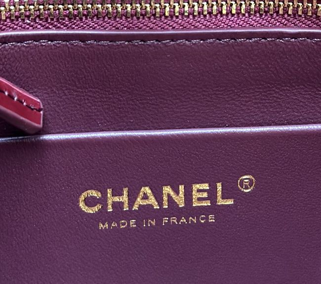 Chanel Small Shopping Bag AS6492 Burgundy Chanel Small Shopping Bag AS6492 Burgundy