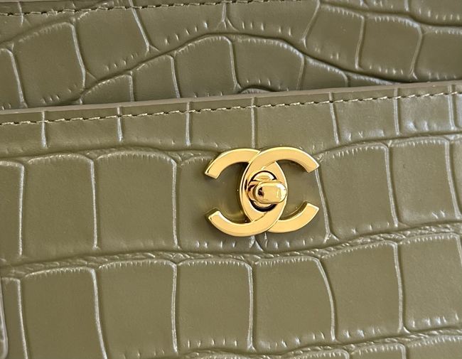 Chanel Small Shopping Bag AS6492 green