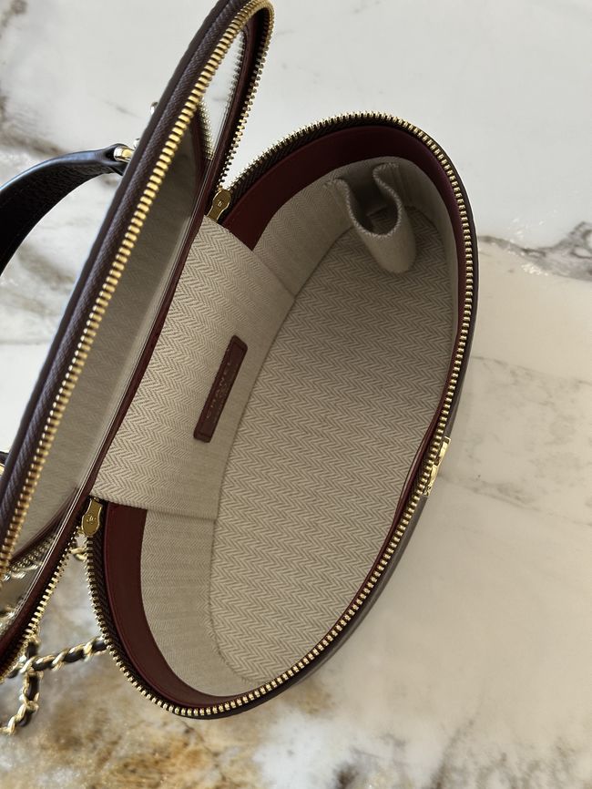 Chanel Vanity with Chain AP5574 dark brown