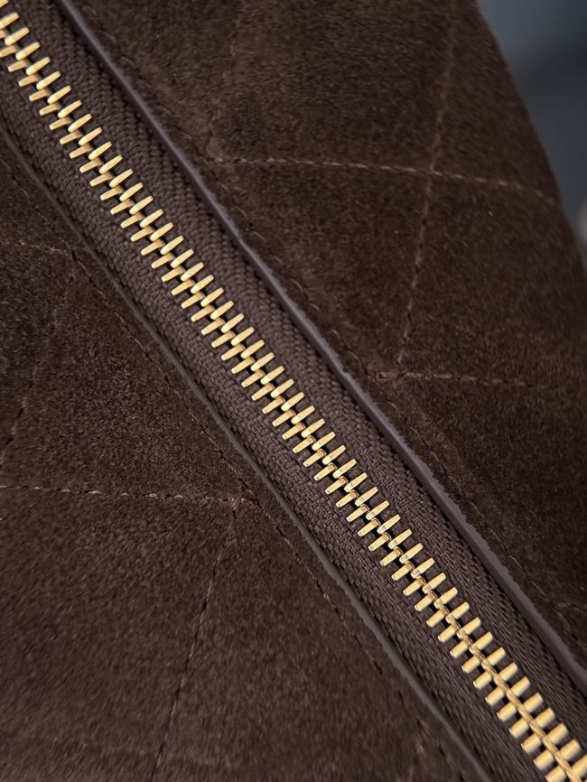 CHANEL Hobo Bag Suede AS5322 dark brown CHANEL Hobo Bag Suede AS5322 dark brown