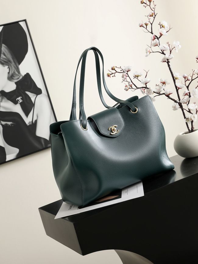 Chanel Shopping Bag AS6242 dark green Chanel Shopping Bag AS6242 dark green
